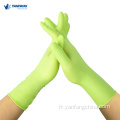 Gants de nitrile jetable sans latex sans poudre